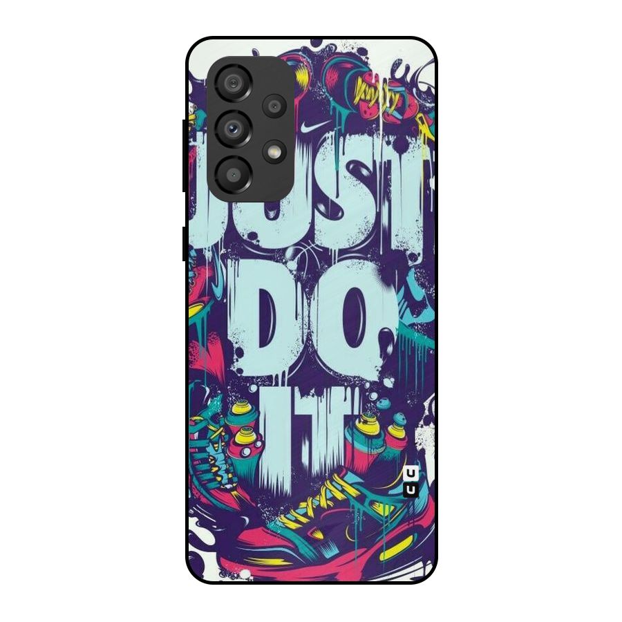 Do It Abstract Metal Back Case for Galaxy A33 5G