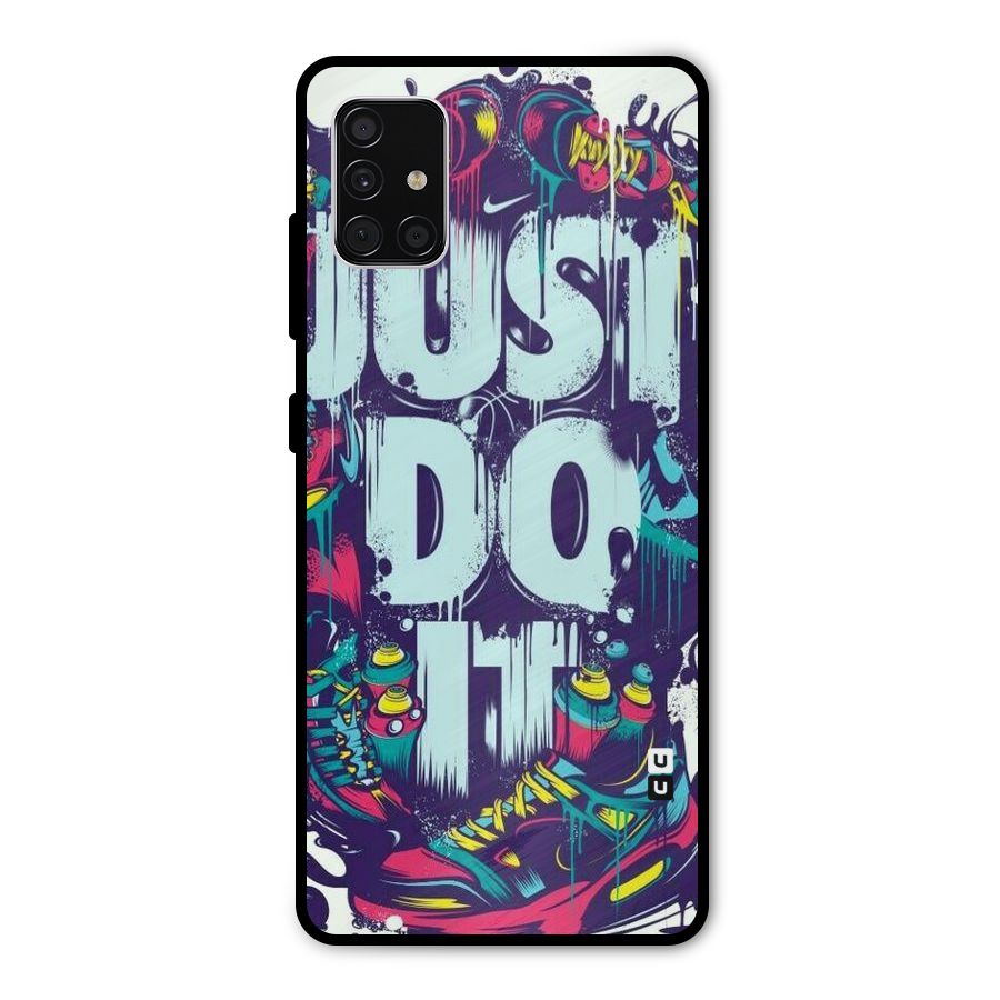 Do It Abstract Metal Back Case for Galaxy A51