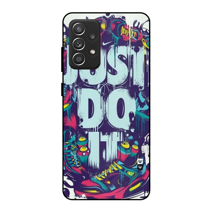 Do It Abstract Metal Back Case for Galaxy A52s 5G