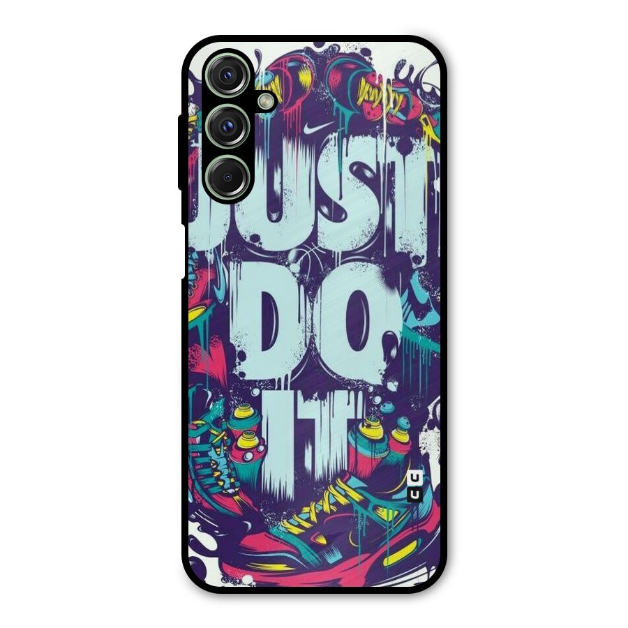 Do It Abstract Metal Back Case for Galaxy F34