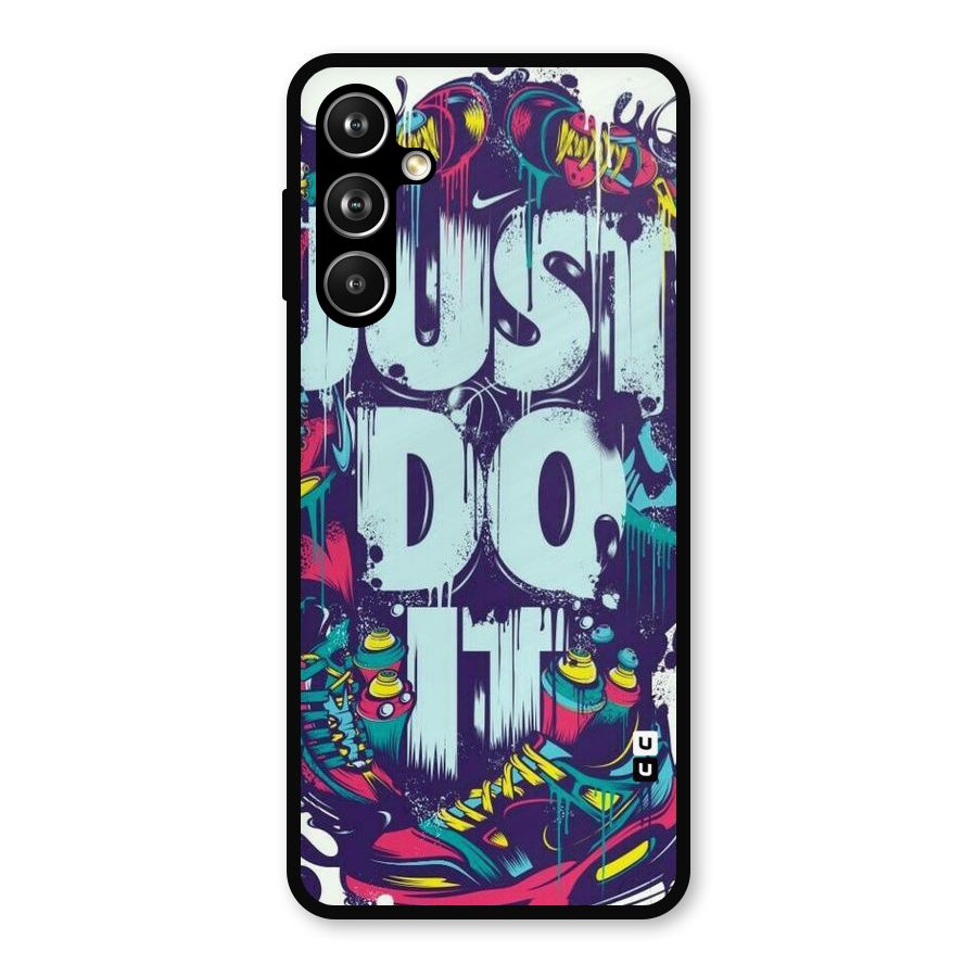 Do It Abstract Metal Back Case for Galaxy F54