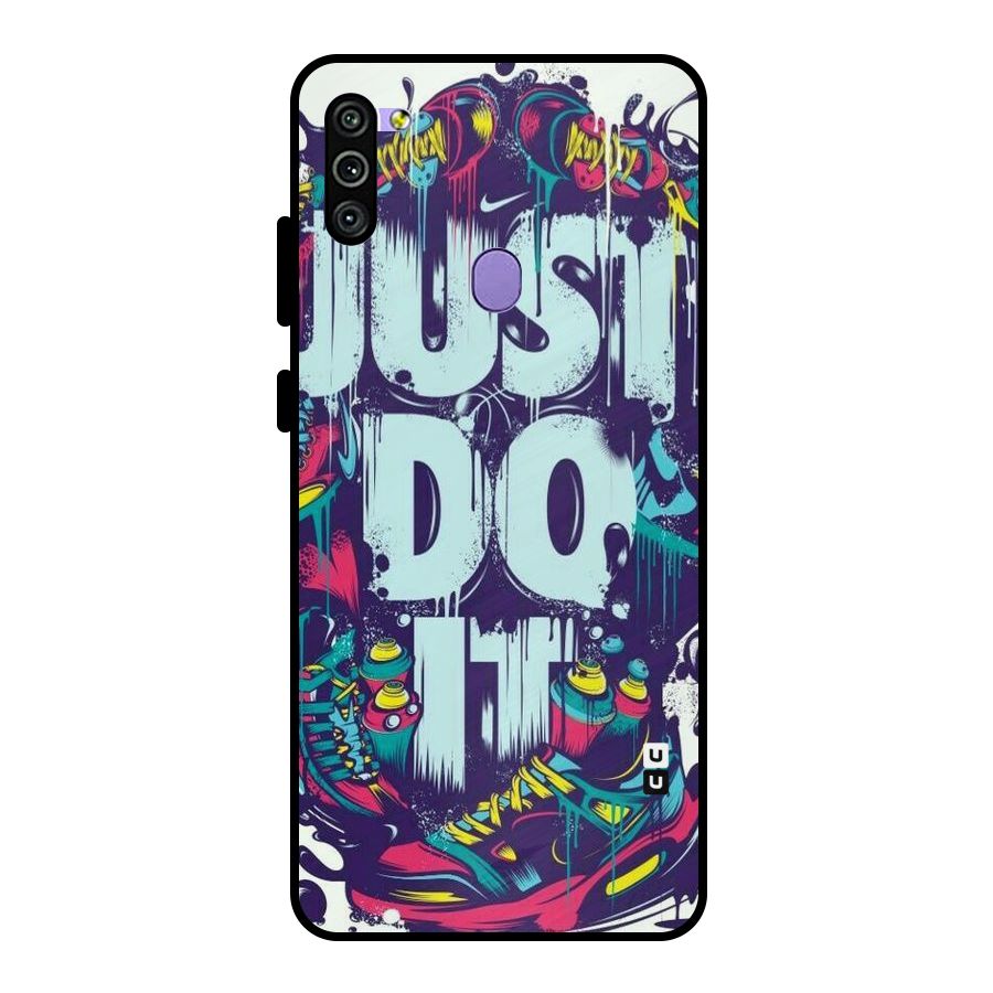 Do It Abstract Metal Back Case for Galaxy M11