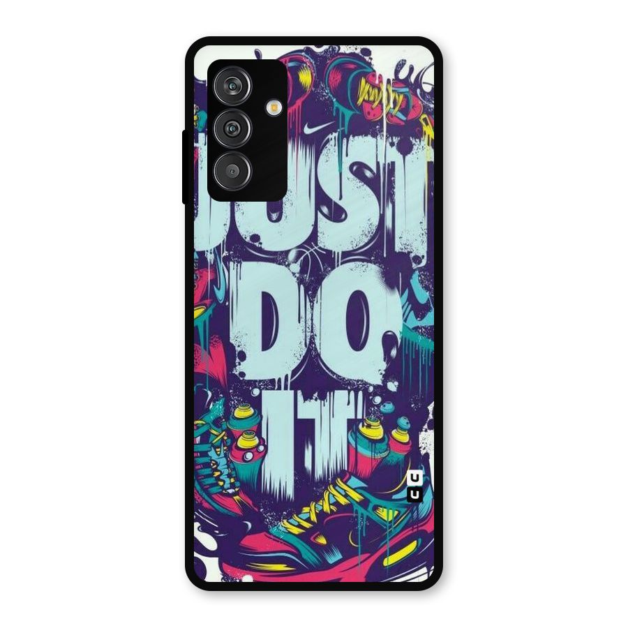 Do It Abstract Metal Back Case for Galaxy M13