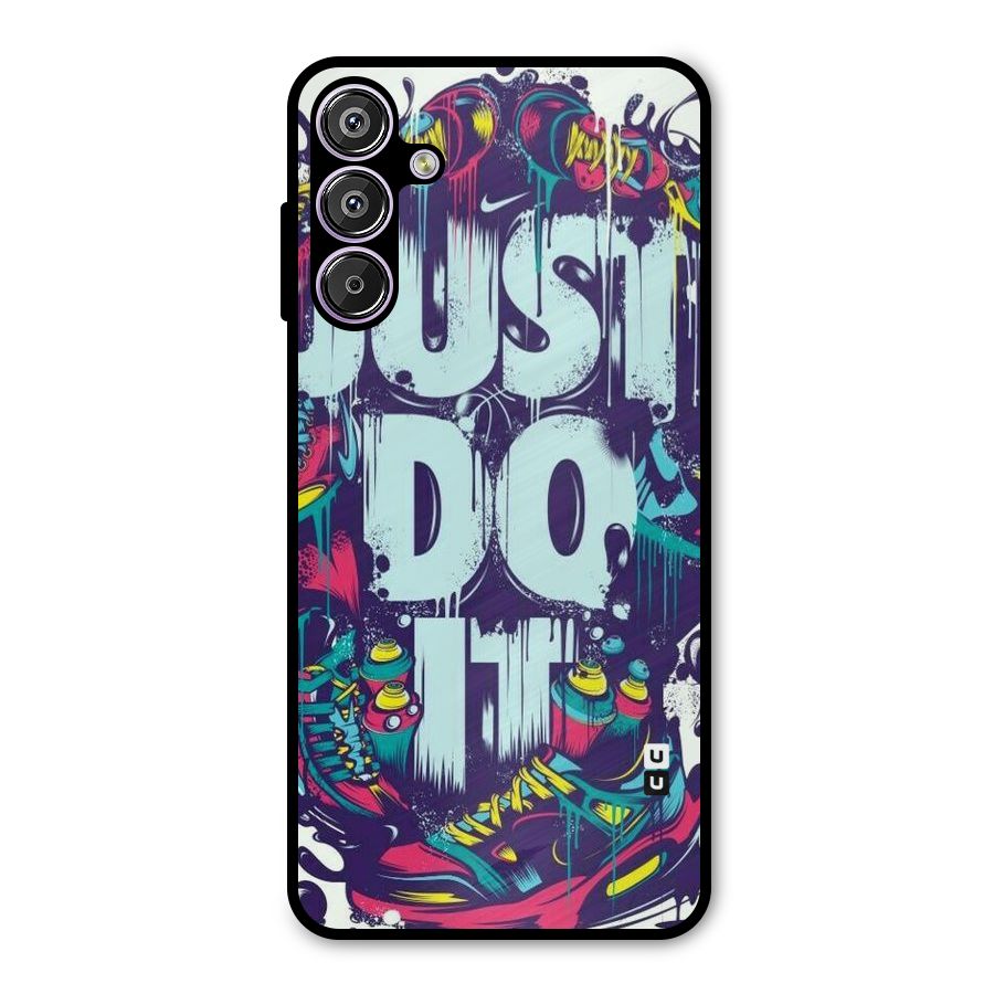 Do It Abstract Metal Back Case for Galaxy M15