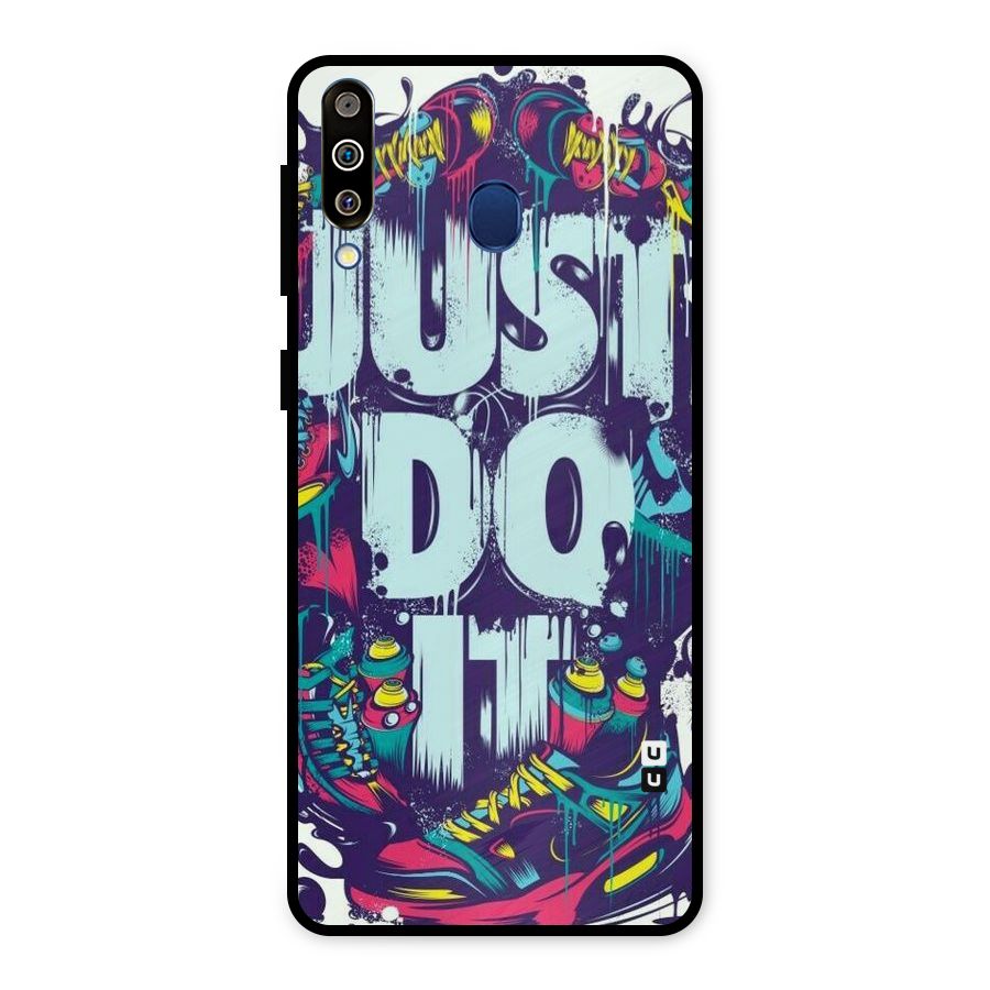 Do It Abstract Metal Back Case for Galaxy M30