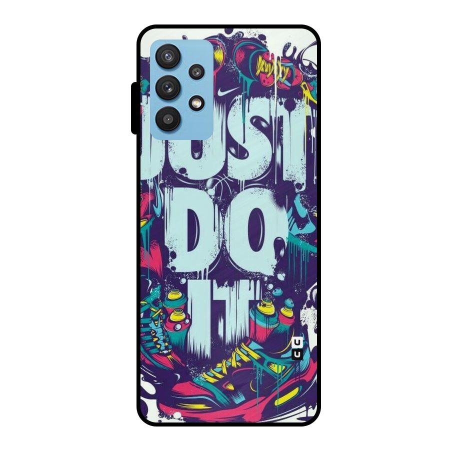 Do It Abstract Metal Back Case for Galaxy M32 5G