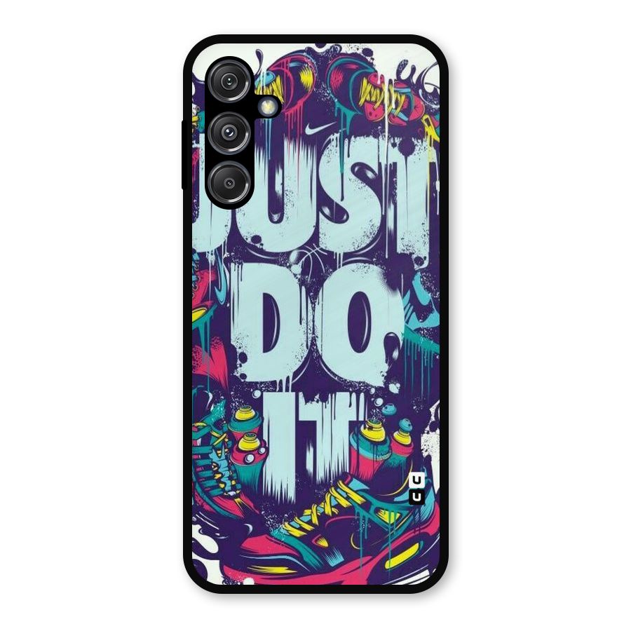 Do It Abstract Metal Back Case for Galaxy M34 5G
