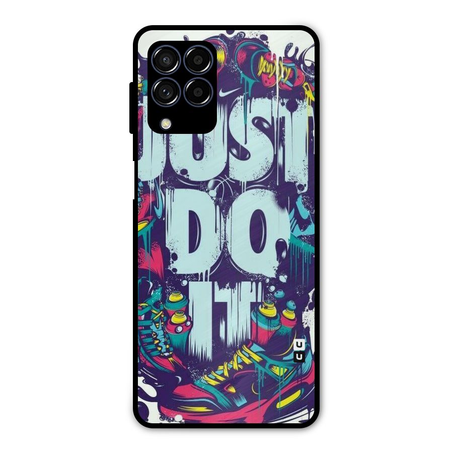 Do It Abstract Metal Back Case for Galaxy M53 5G