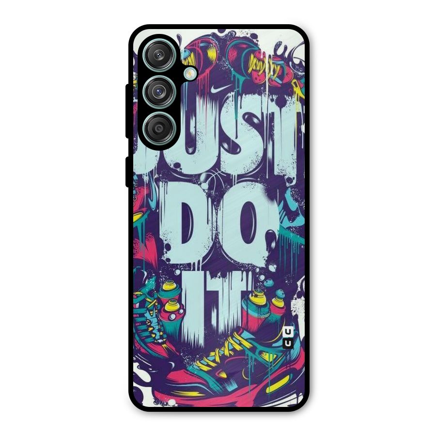 Do It Abstract Metal Back Case for Galaxy M55 5G