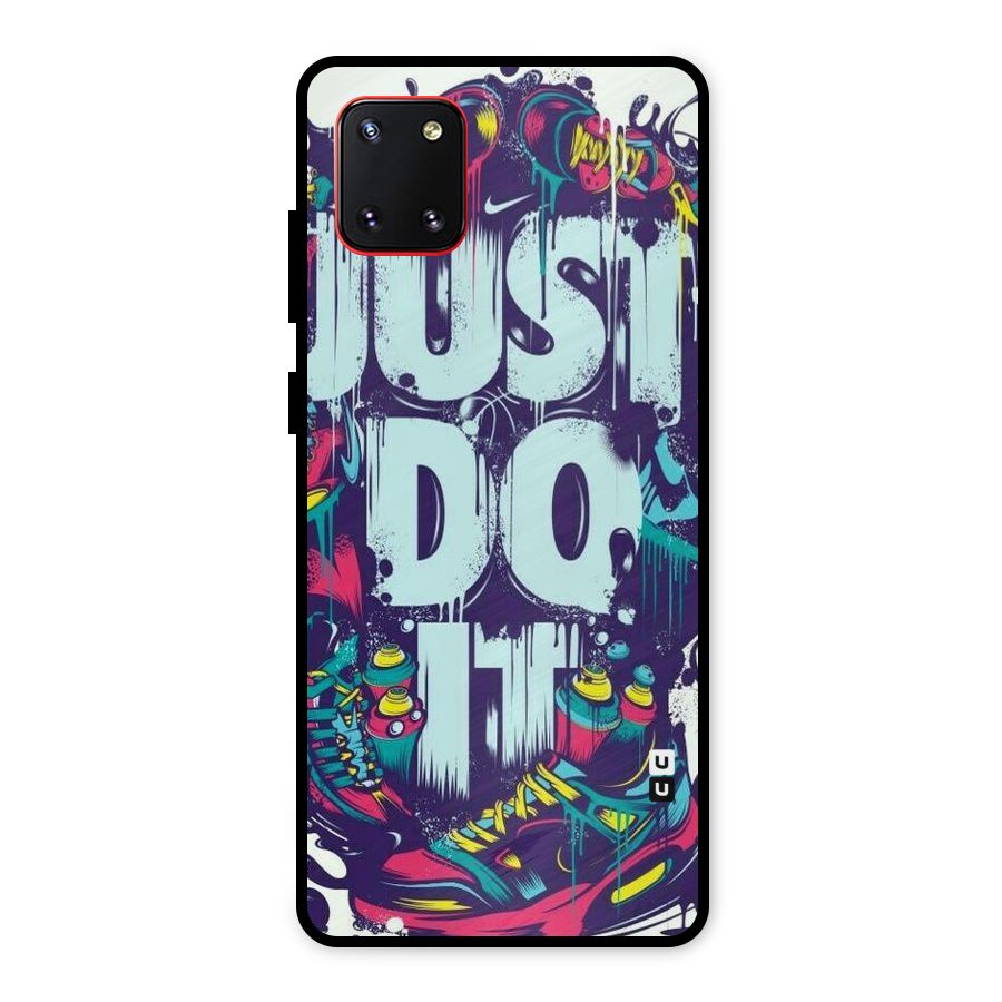 Do It Abstract Metal Back Case for Galaxy Note 10 Lite