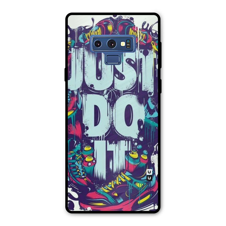 Do It Abstract Metal Back Case for Galaxy Note 9