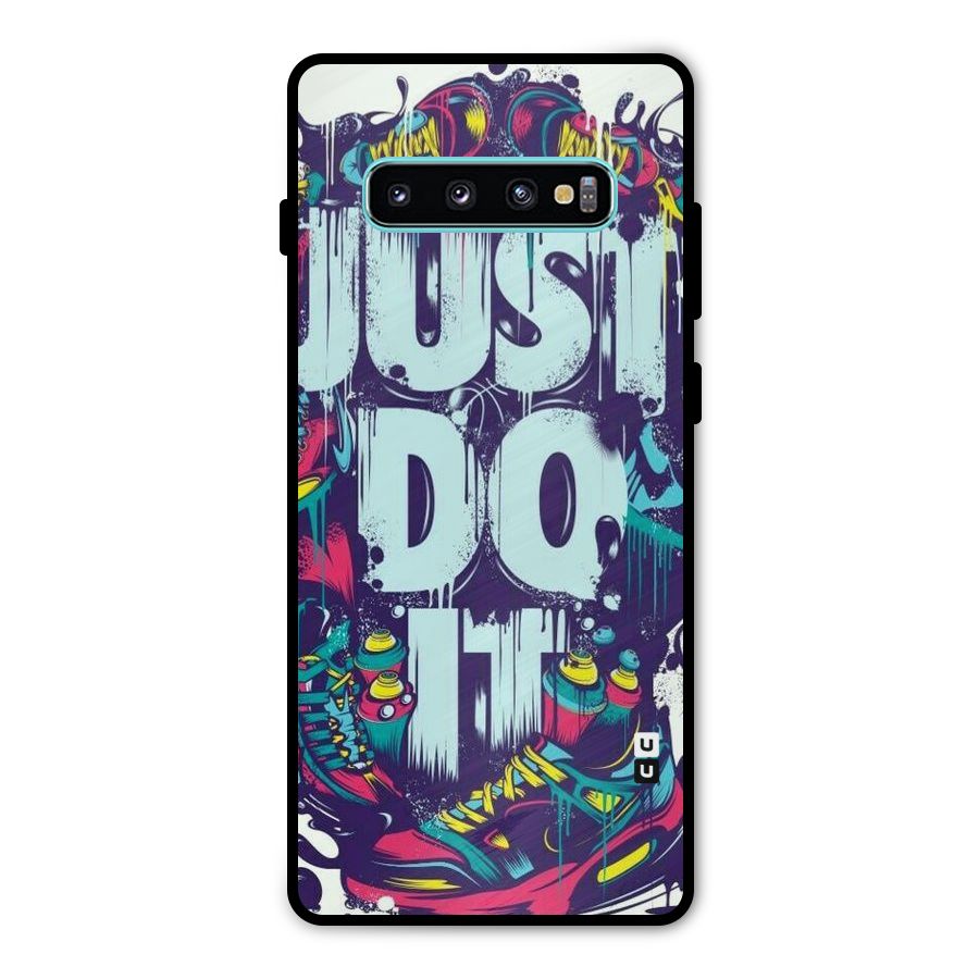 Do It Abstract Metal Back Case for Galaxy S10 Plus