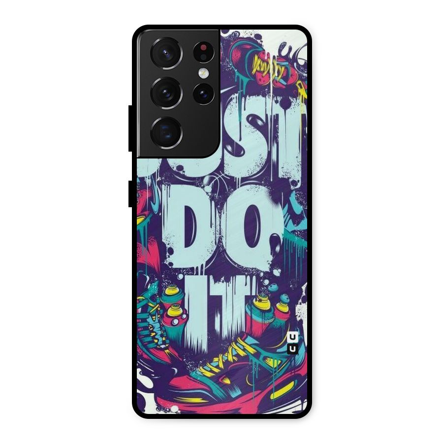 Do It Abstract Metal Back Case for Galaxy S21 Ultra 5G