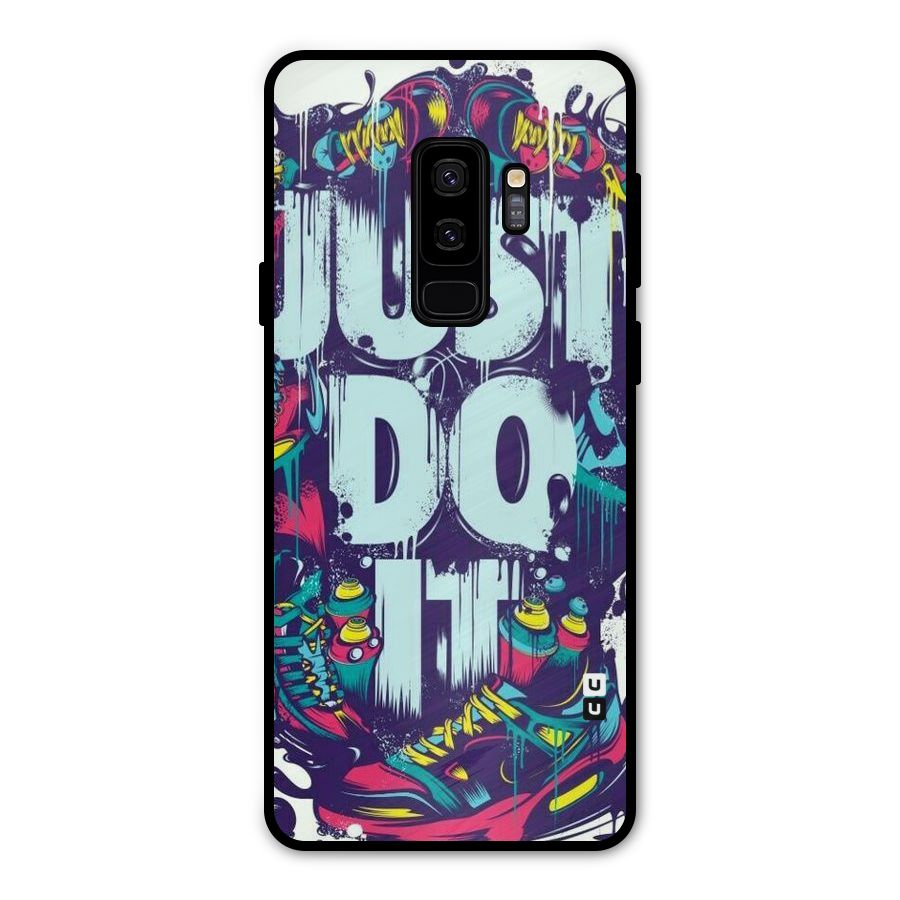 Do It Abstract Metal Back Case for Galaxy S9 Plus