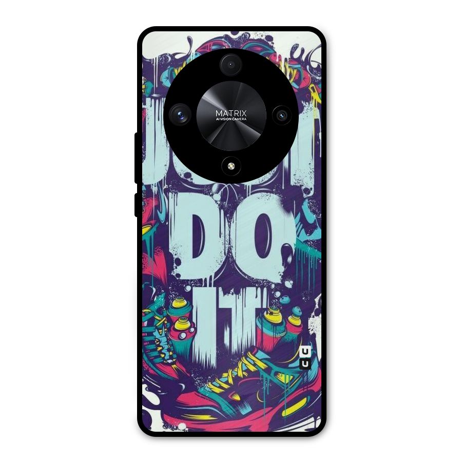 Do It Abstract Metal Back Case for Honor X9b