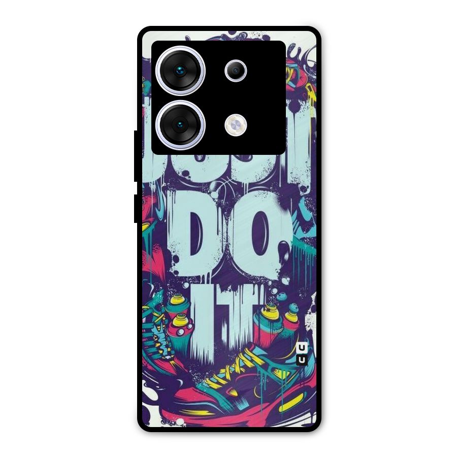 Do It Abstract Metal Back Case for Infinix Zero 30 5G