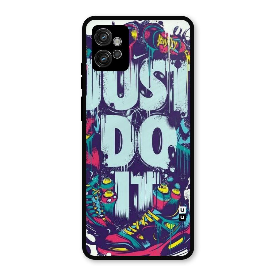 Do It Abstract Metal Back Case for Moto G32