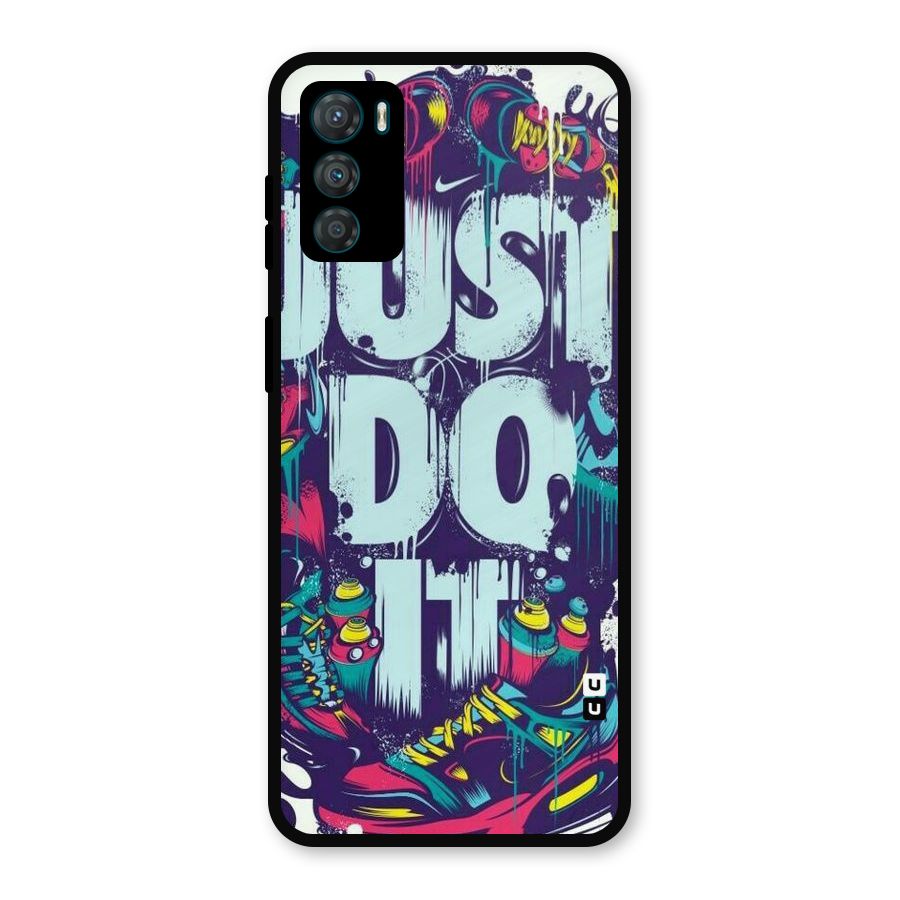 Do It Abstract Metal Back Case for Moto G42