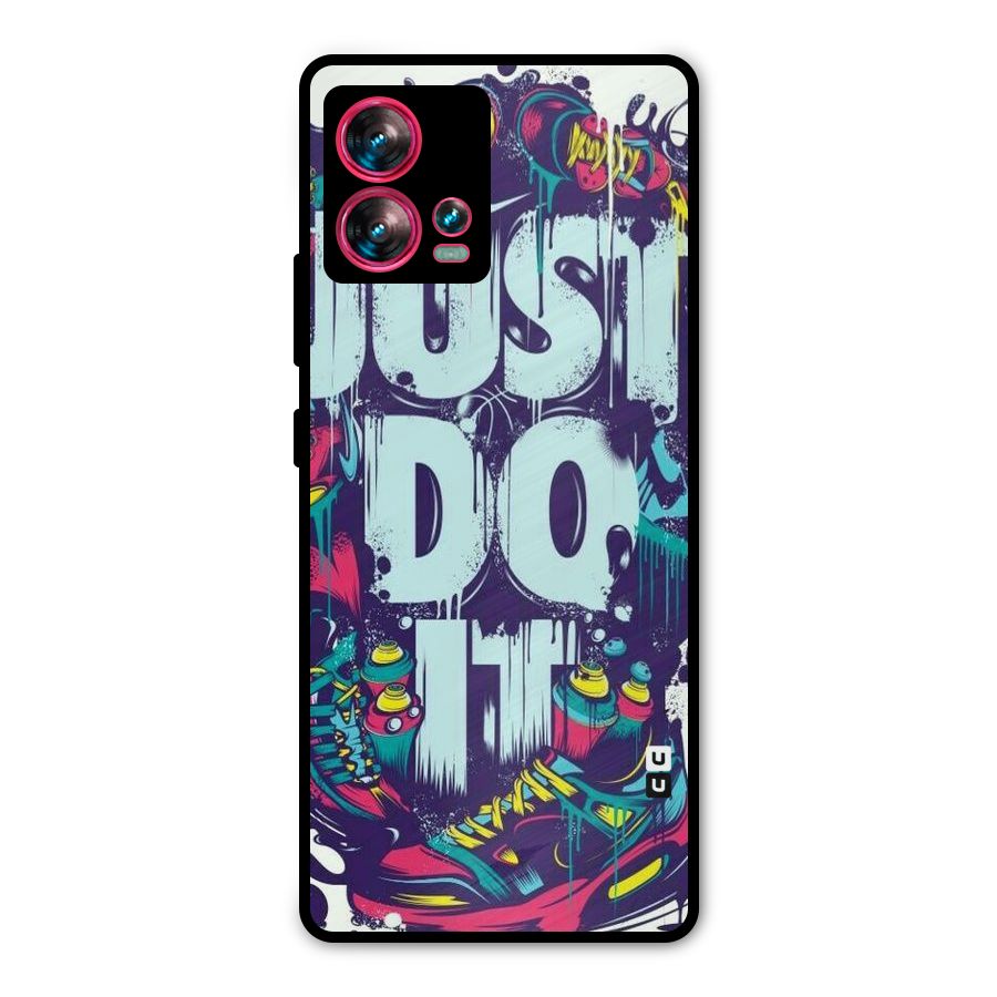 Do It Abstract Metal Back Case for Motorola Edge 30 Fusion