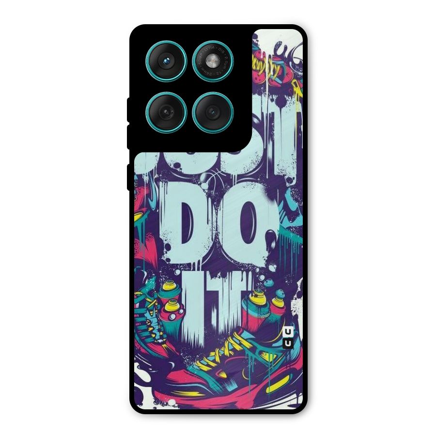Do It Abstract Metal Back Case for Motorola Edge 60 Fusion
