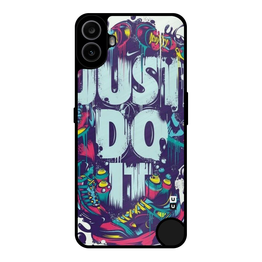 Do It Abstract Metal Back Case for Nothing CMF Phone 1