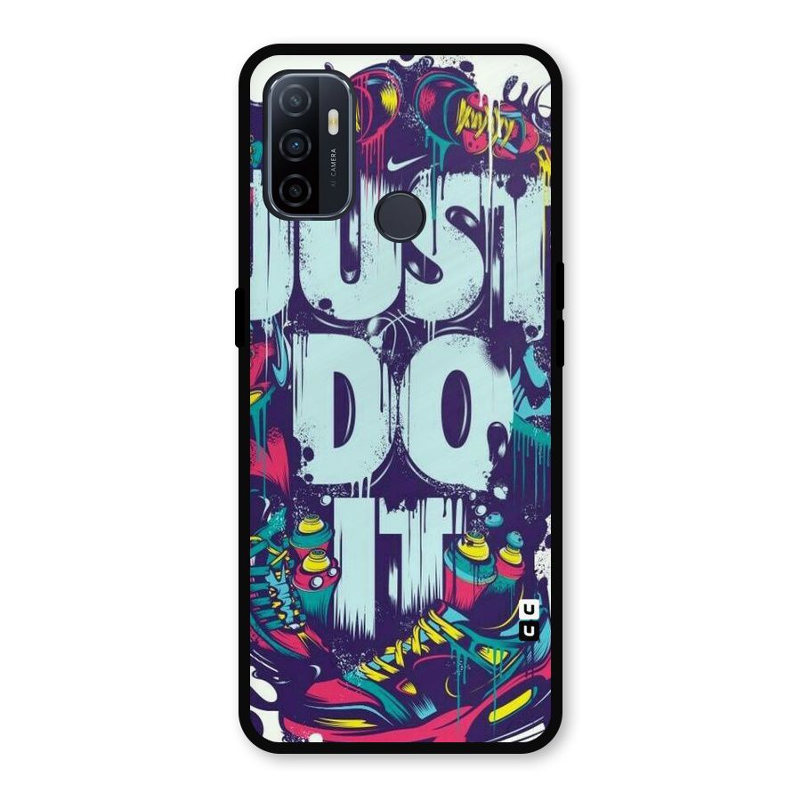Do It Abstract Metal Back Case for Oppo A53