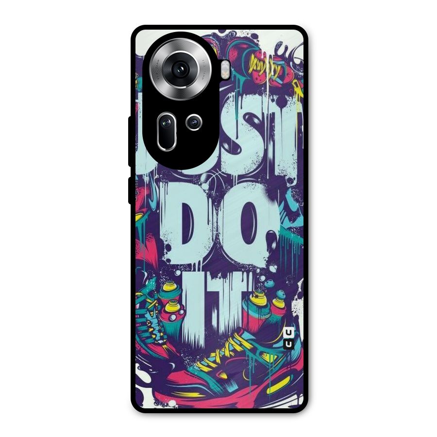 Do It Abstract Metal Back Case for Oppo Reno11 5G