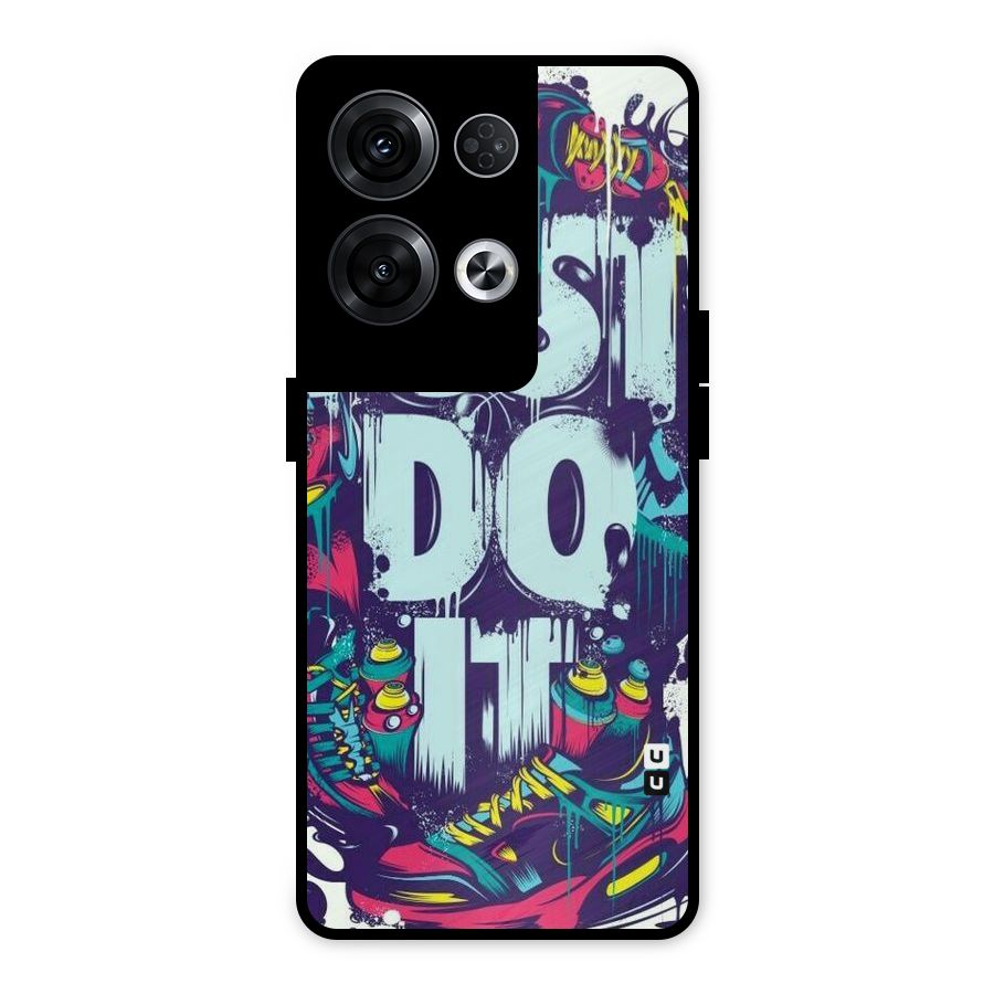 Do It Abstract Metal Back Case for Oppo Reno8 Pro 5G