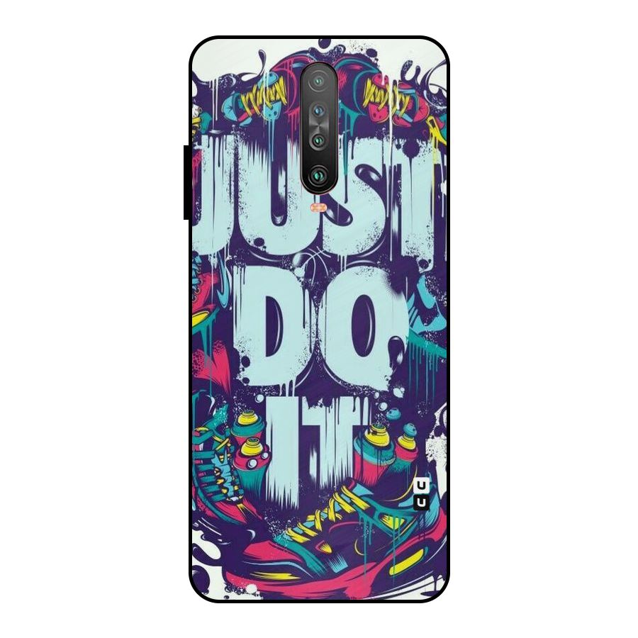 Do It Abstract Metal Back Case for Poco X2