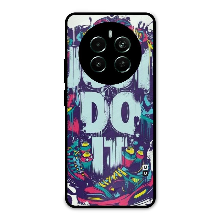 Do It Abstract Metal Back Case for Realme 12 Pro Plus
