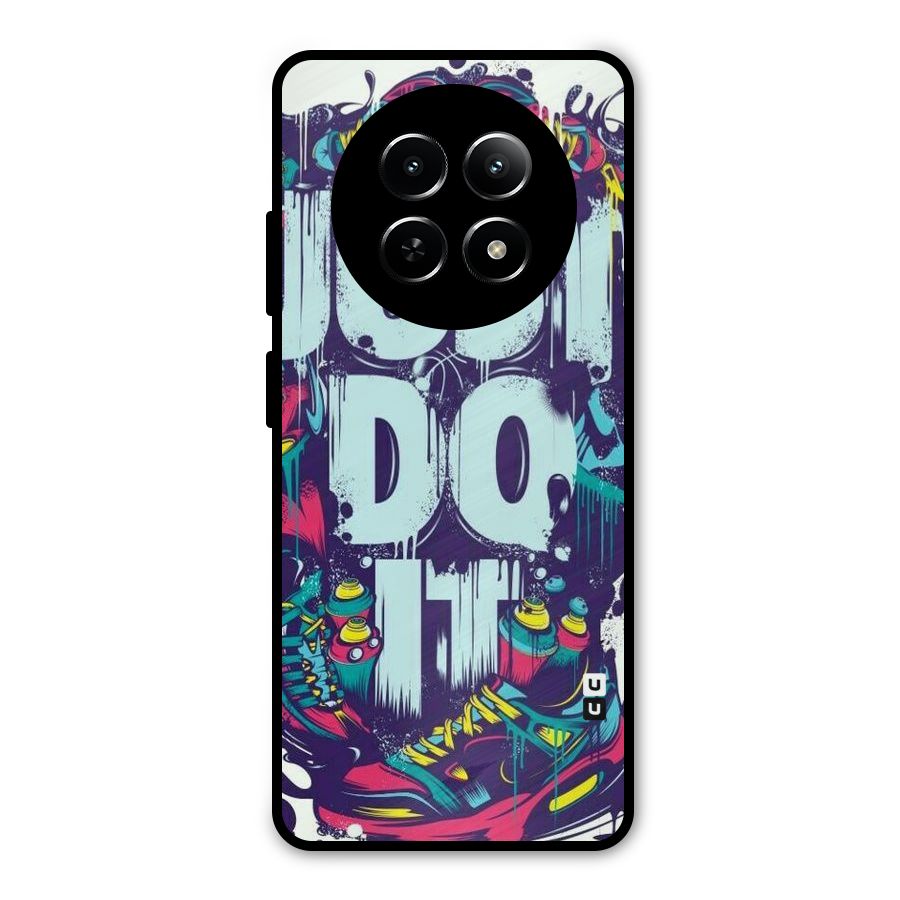 Do It Abstract Metal Back Case for Realme 12x 5G