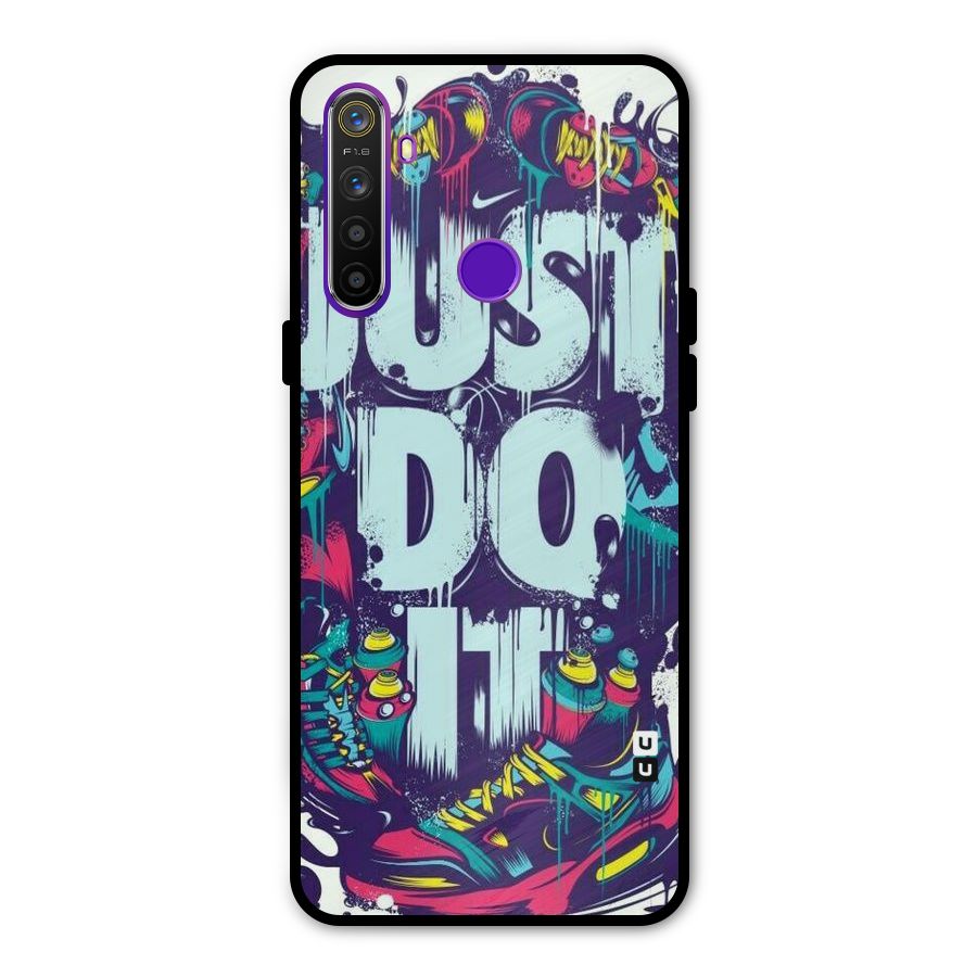 Do It Abstract Metal Back Case for Realme 5i
