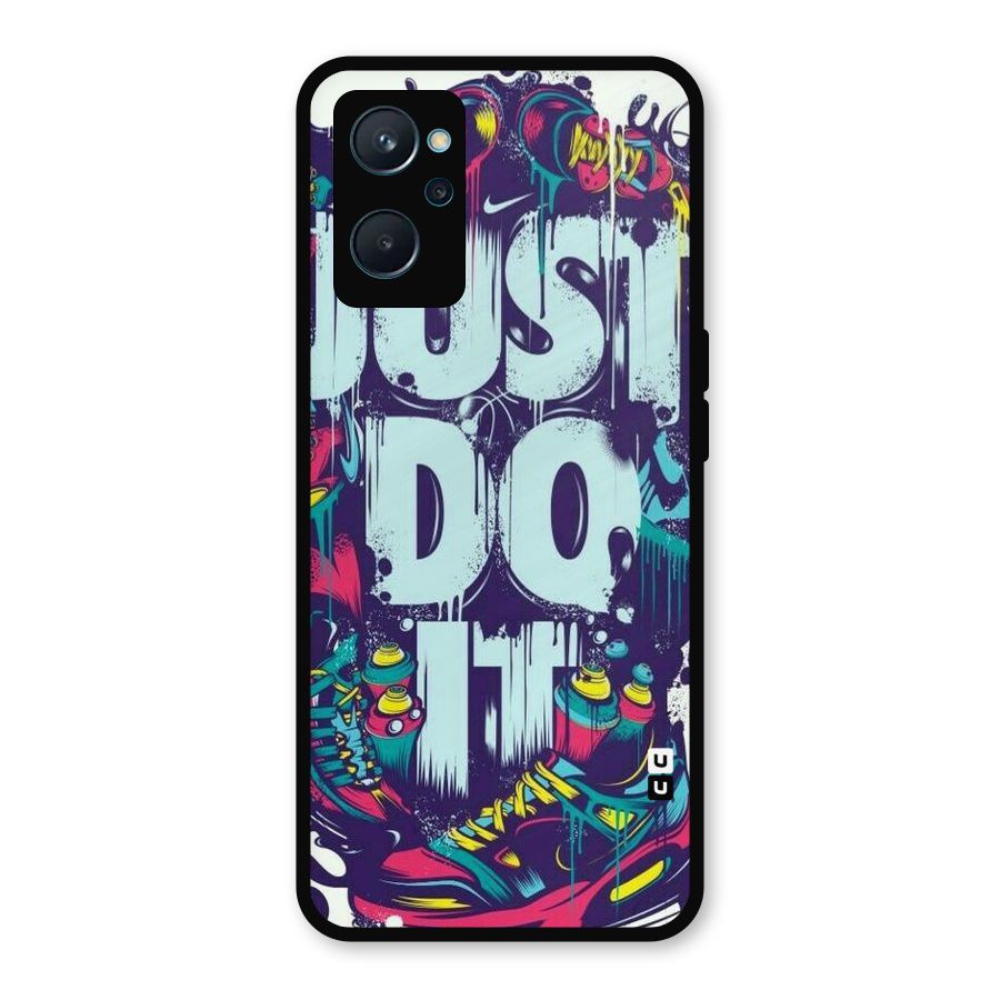 Do It Abstract Metal Back Case for Realme 9i