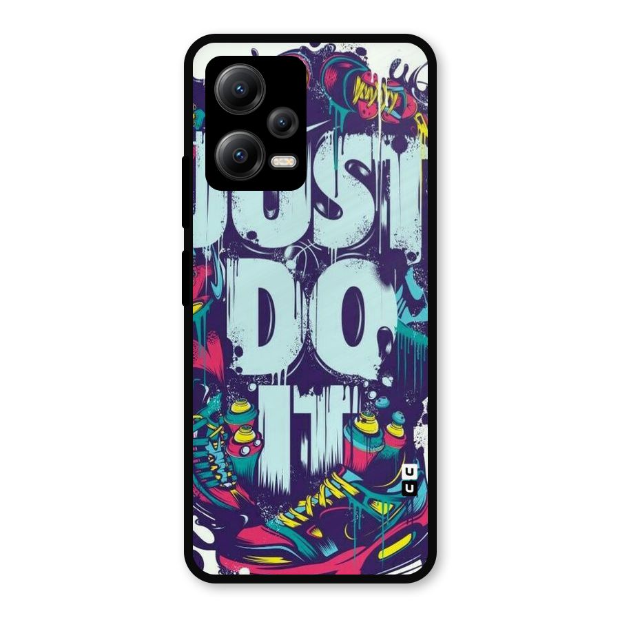 Do It Abstract Metal Back Case for Redmi Note 12 5G