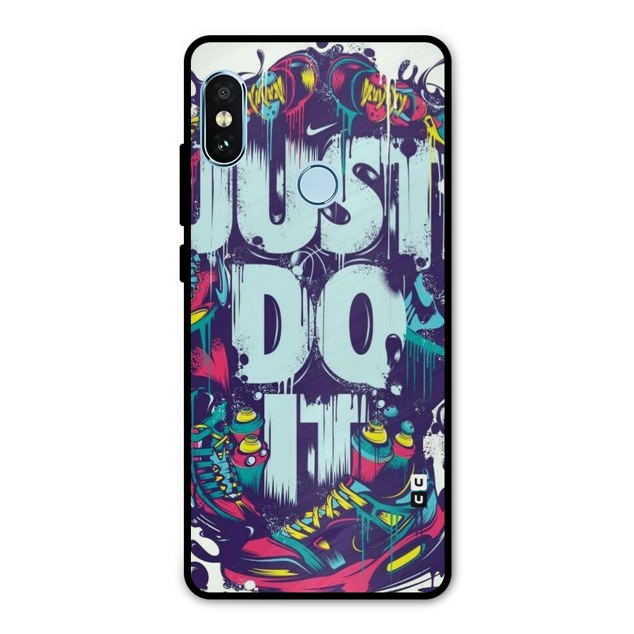 Do It Abstract Metal Back Case for Redmi Note 5 Pro