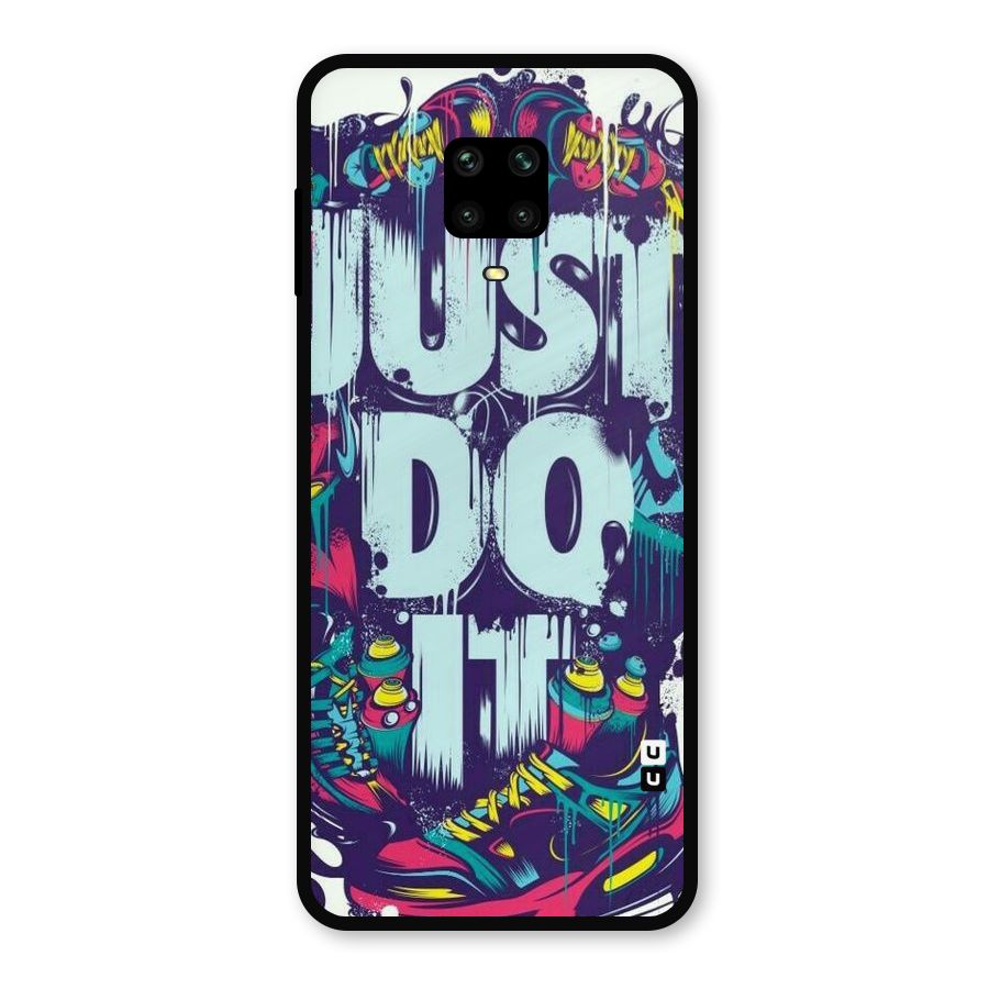 Do It Abstract Metal Back Case for Redmi Note 9 Pro