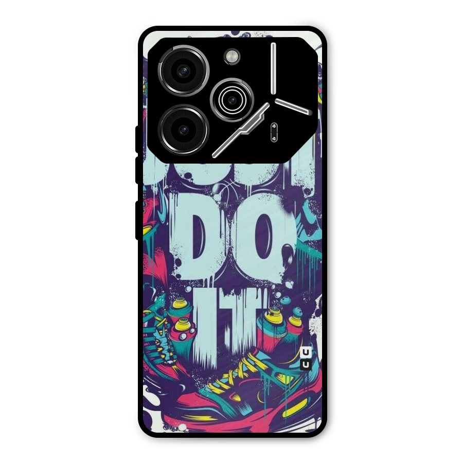 Do It Abstract Metal Back Case for Tecno Pova 6 Pro