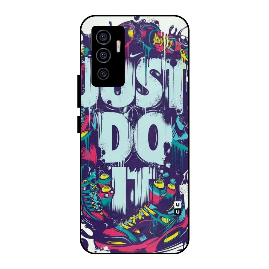 Do It Abstract Metal Back Case for Vivo V23e