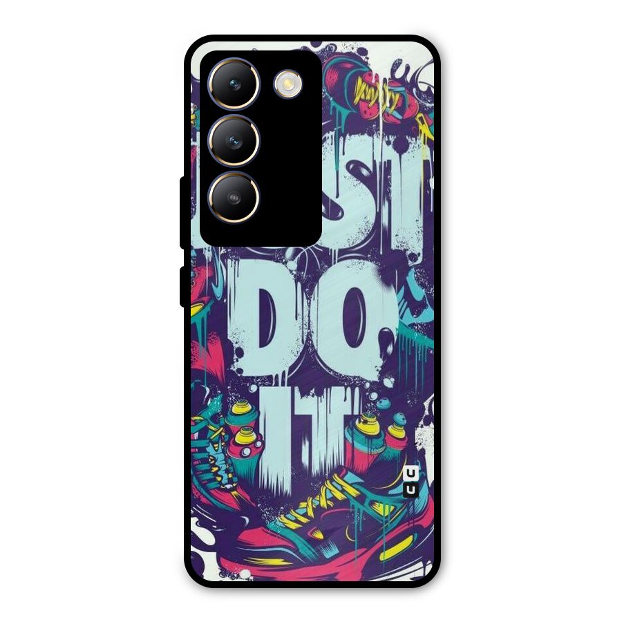 Do It Abstract Metal Back Case for Vivo Y200e