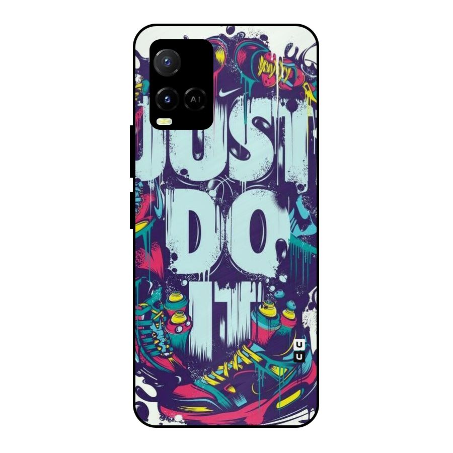 Do It Abstract Metal Back Case for Vivo Y21