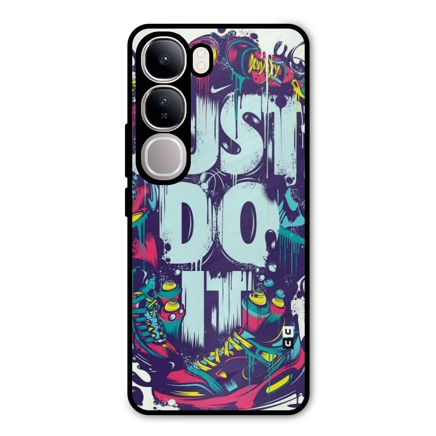 Do It Abstract Metal Back Case for Vivo Y300