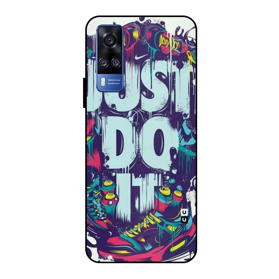 Do It Abstract Metal Back Case for Vivo Y51