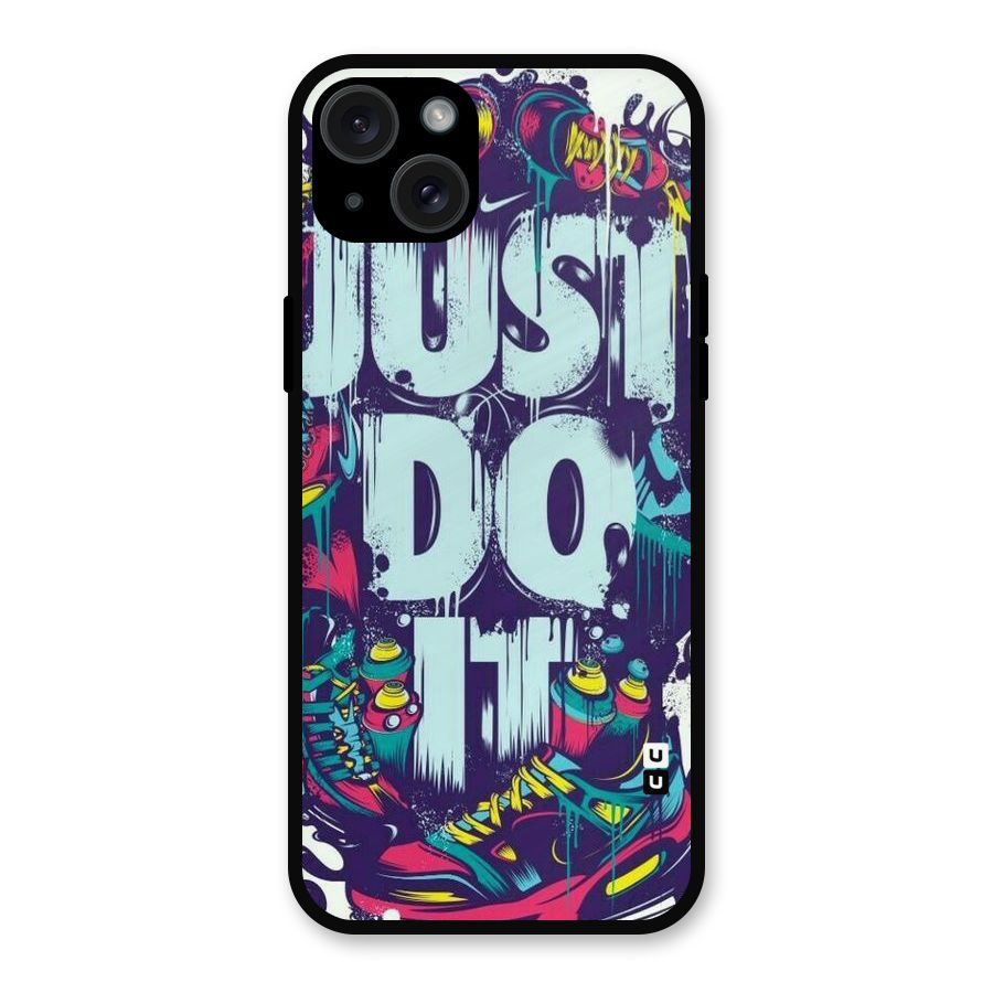 Do It Abstract Metal Back Case for iPhone 15 Plus