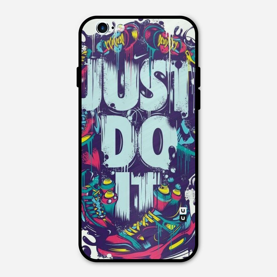 Do It Abstract Metal Back Case for iPhone 6 6s
