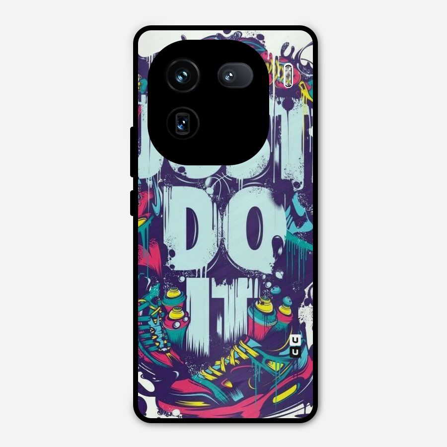 Do It Abstract Metal Back Case for iQOO 12