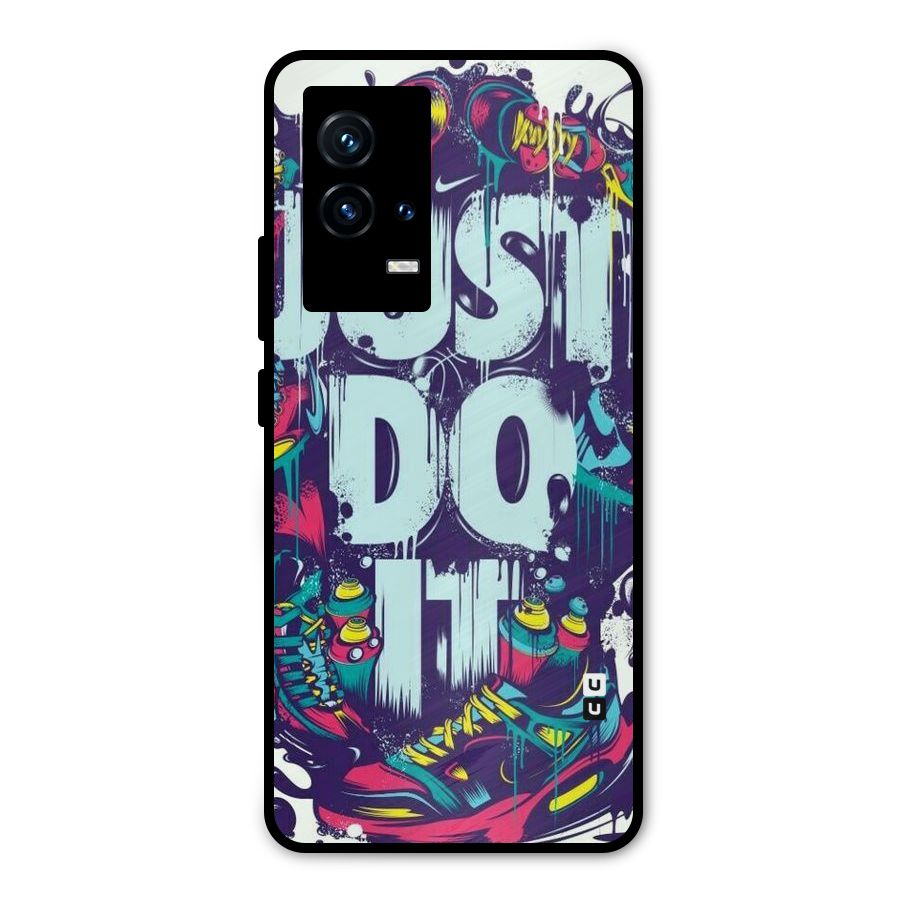 Do It Abstract Metal Back Case for iQOO 9 5G