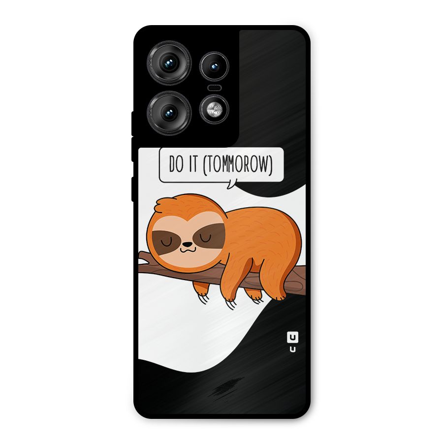 Do It Tommorow Metal Back Case for Motorola Edge 50 Pro