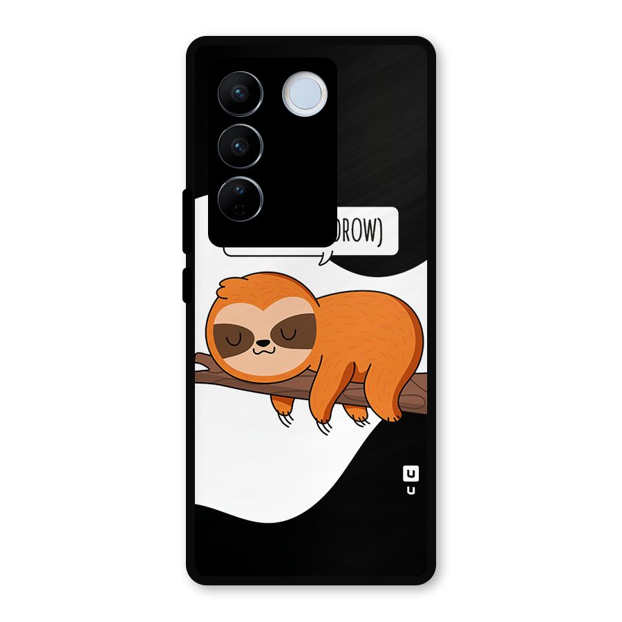Do It Tommorow Metal Back Case for Vivo V27 Pro