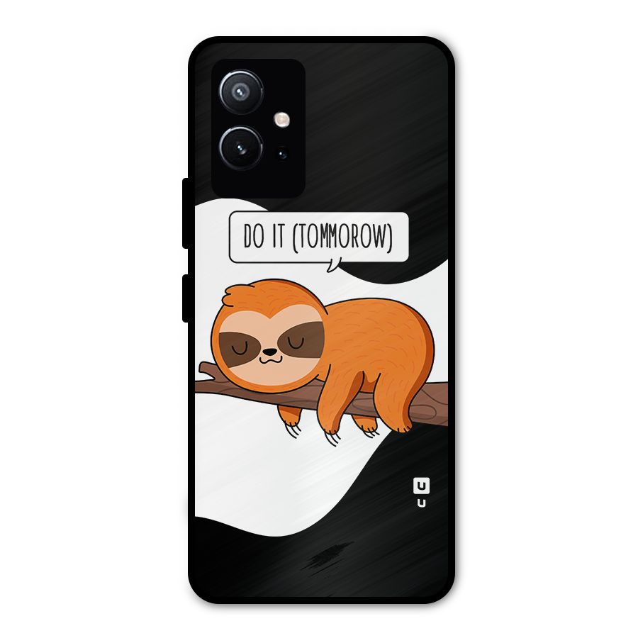 Do It Tommorow Metal Back Case for Vivo Y75 5G