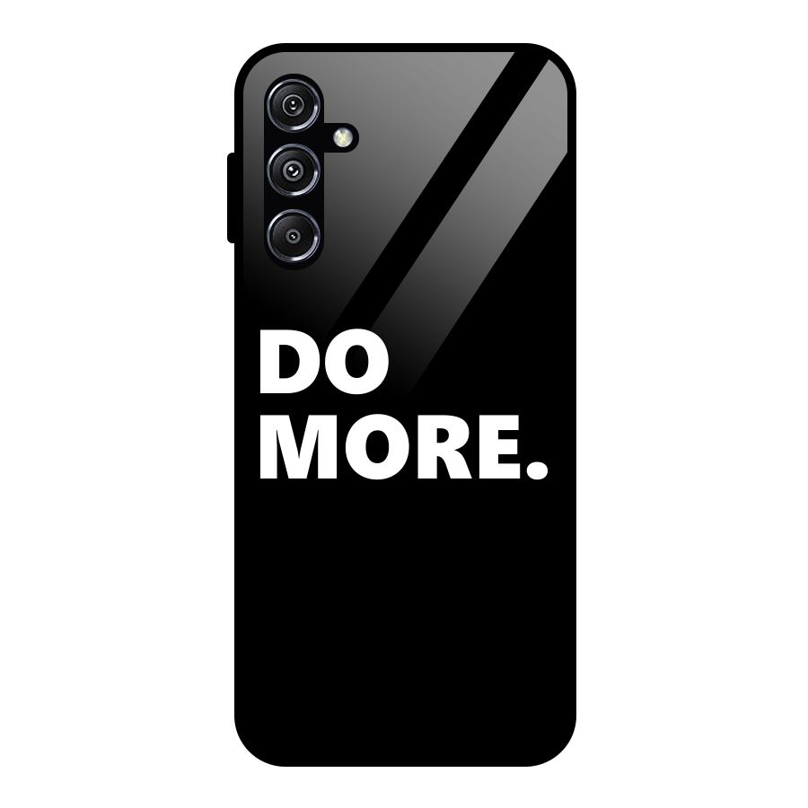 Do More Glass Back Case for Galaxy M34 5G
